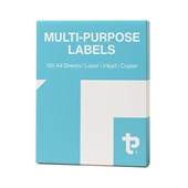 TASMAN PREMIUM MULTIPURPOSE LABELS 24UP 635 X 339MM PACK 100